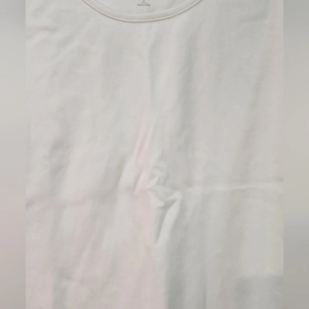 Women's Lands' End White Tank Top, Size L - Picture 5 of 7